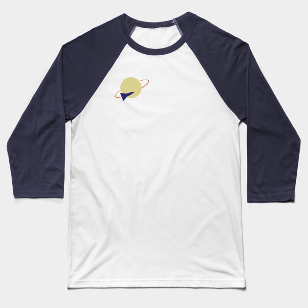 Destination Moon Suit Logo Baseball T-Shirt by DeepCut